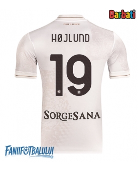 SSC Napoli Rasmus Hojlund #19 Tricou Fotbal Replică 2025-26 Barbati Deplasare